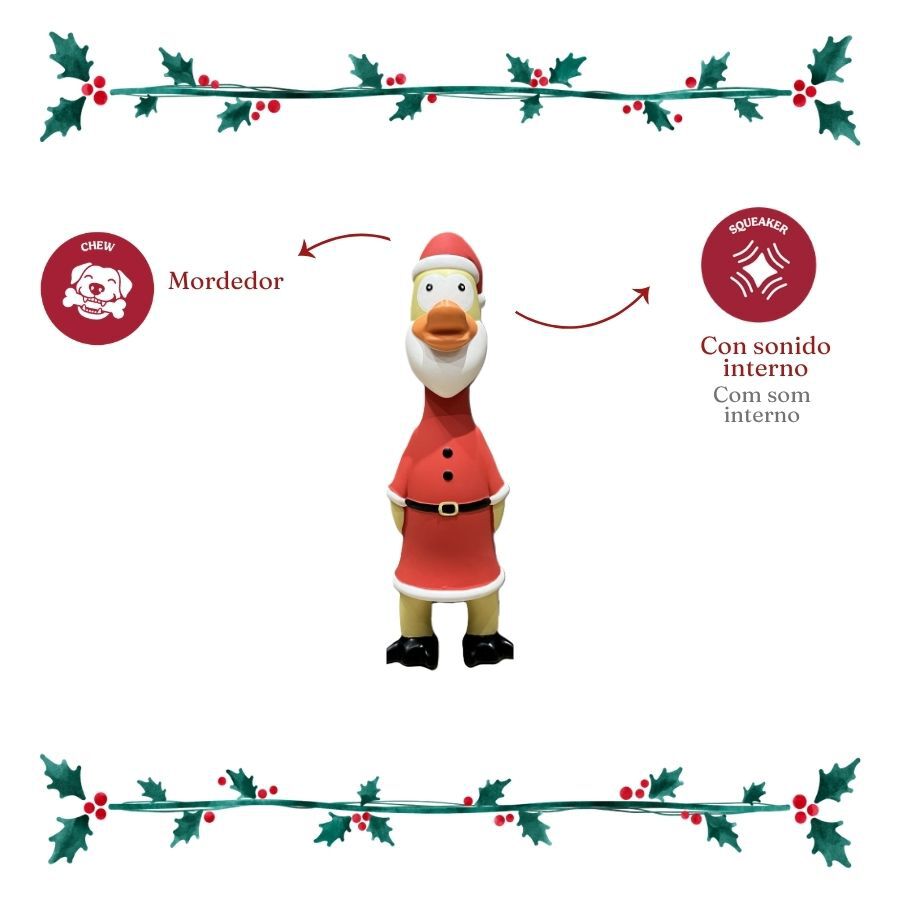Wonder Christmas Pollo L&aacute;tex Juguete para perros, , large Imagen numero 4