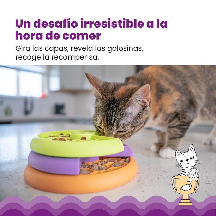 Catstages Nina Ottosson Kitty Lickin’ Layers Comedero Interactivo para gatos thumbnail