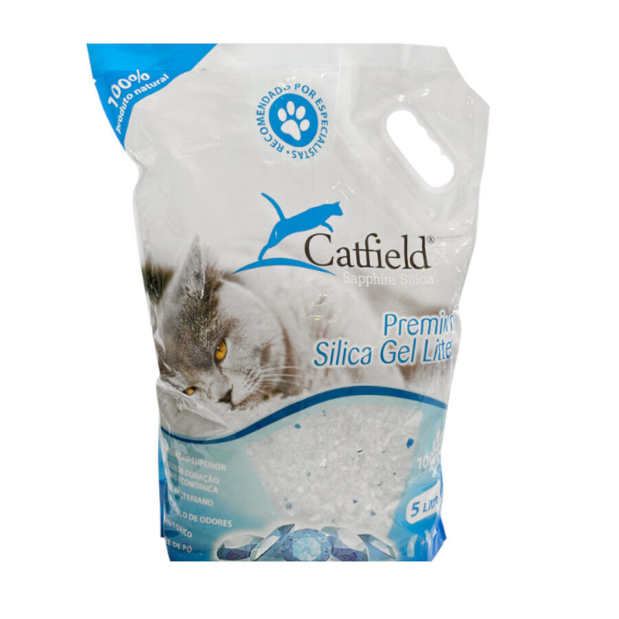 Catfield Sapphire Premium Silica Gel Arena Absorbente para gatos