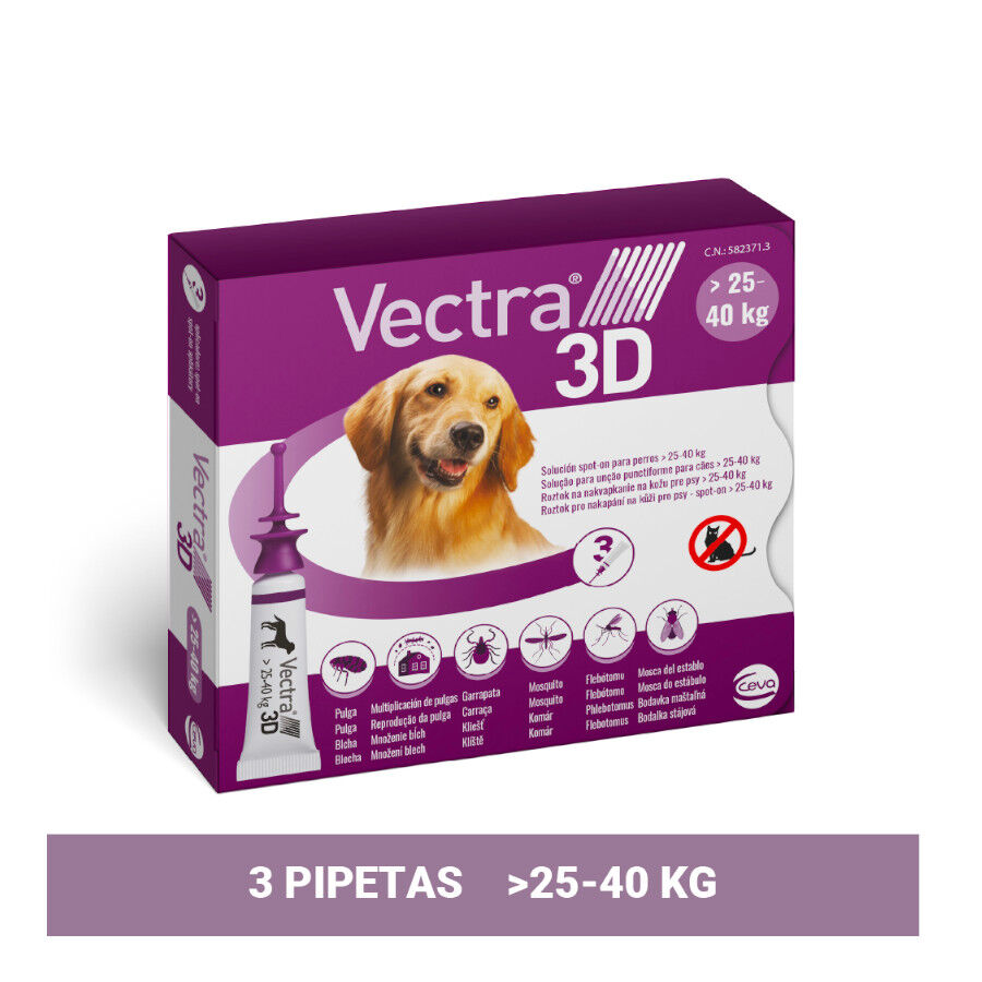 Vectra 3D Pipetas Antiparasitarias para perros thumbnail