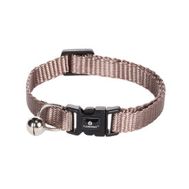 Flamingo Collar Ziggi Topo Marr&oacute;n para gatos