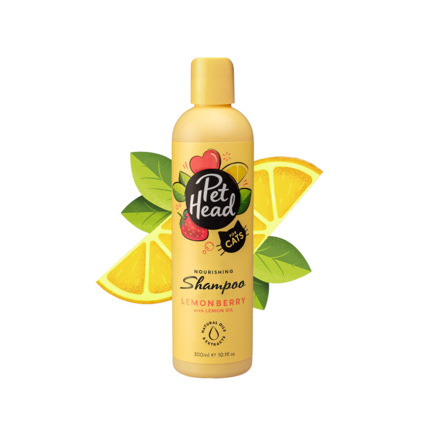 Pet Head champ&uacute; nutritivo de fresa/lim&oacute;n para gatos, , large Imagen numero 1