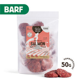 Wild Balance Barf Menú salmón con verduras comida congelada para perros