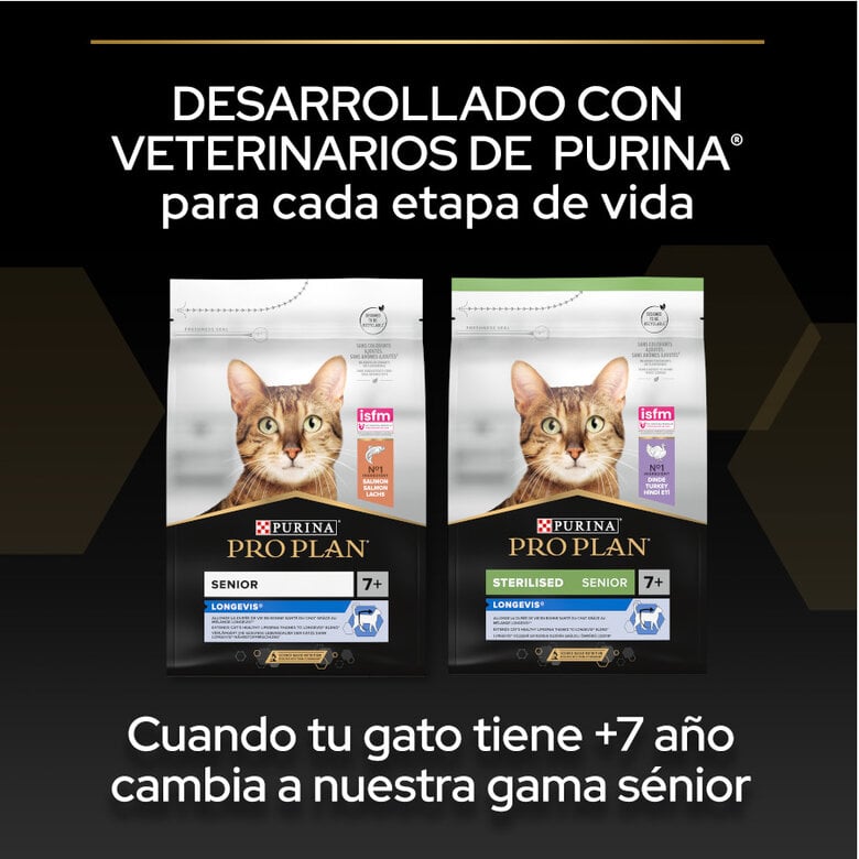 10 kg Pro Plan Adult Sterilized Salmón Pienso para gatos,  Imagen numero 6 10 kg Pro Plan Adult Sterilized Salmón Pienso para gatos, , large Imagen numero 6