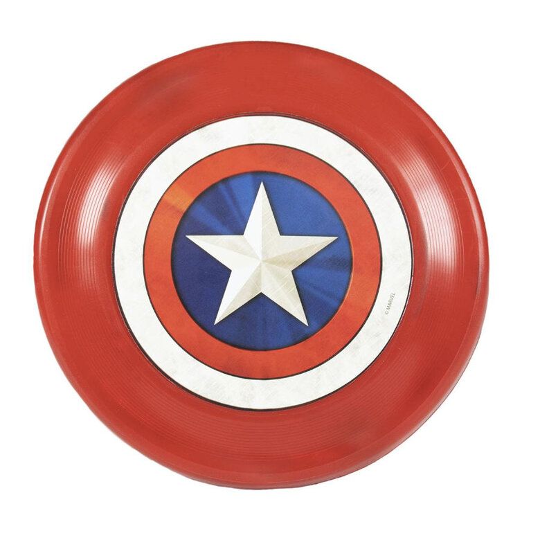 Marvel Frisbee del escudo del Capitán América para perros Imagen numero 1 Marvel Frisbee del escudo del Capitán América para perros Imagen numero 1