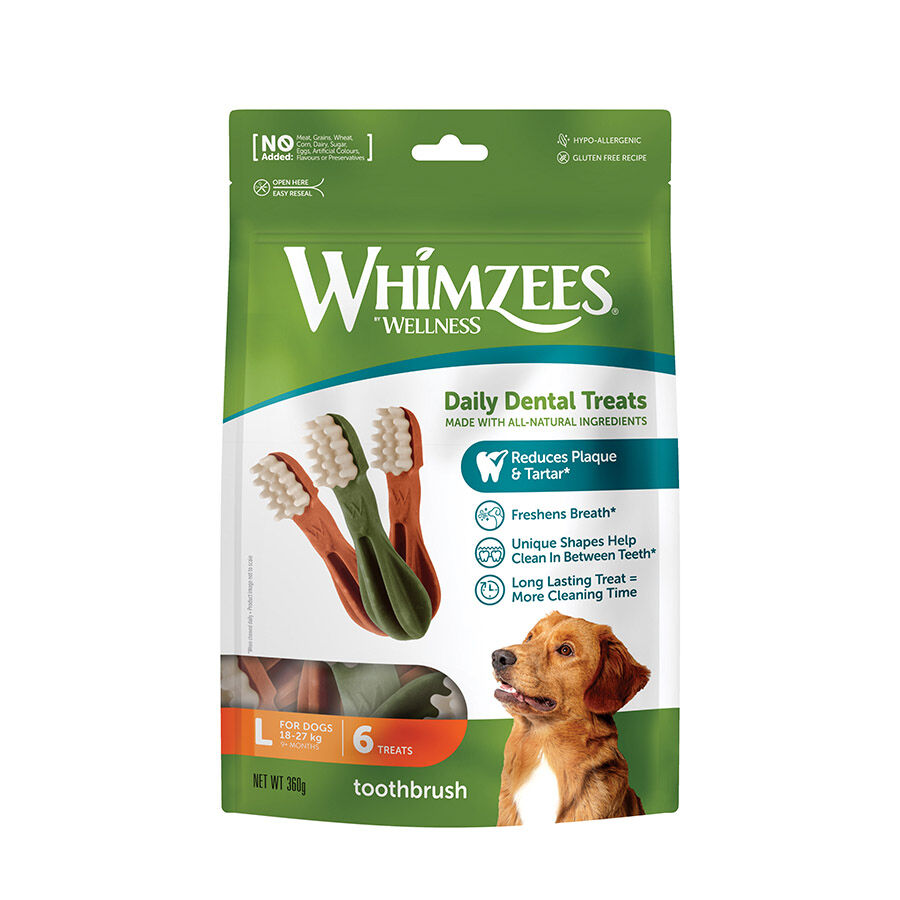 6 barritas Whimzees Snacks Dentales para perros de razas grandes, , large Imagen numero 1