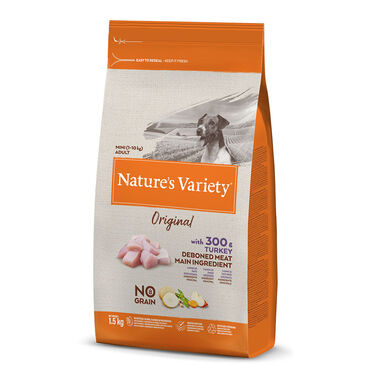 Nature's Variety Original Adult Mini Pavo pienso para perros 