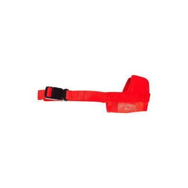 Nayeco Bozal Nylon Rojo para perros 