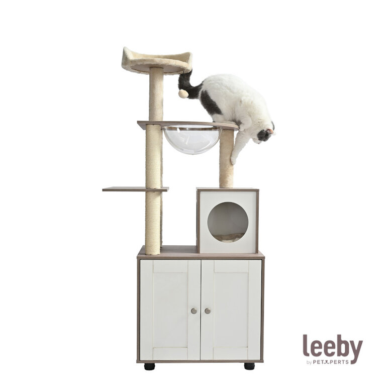 Leeby Luna árbol rascador con mueble para gatos,  Imagen numero 2 Leeby Luna árbol rascador con mueble para gatos, , large Imagen numero 2