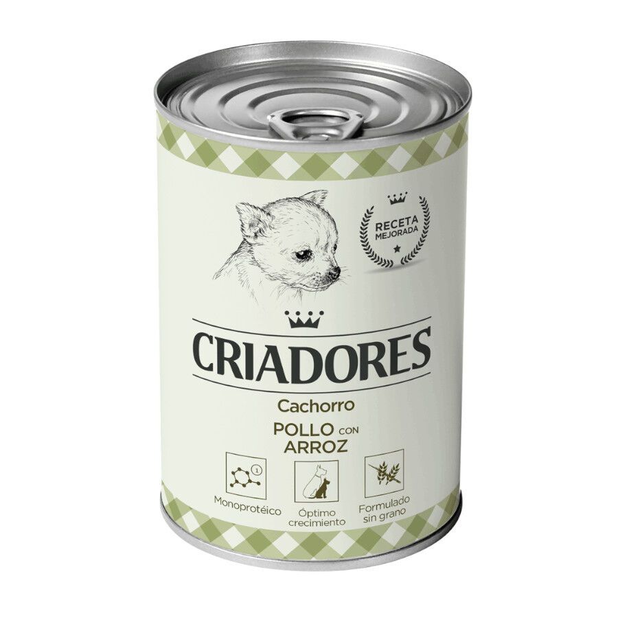 400 g Criadores Pollo y Arroz lata para cachorros, , large Imagen numero 1
