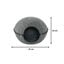 Leeby Cama Cueva Fieltro Gris para gatos, , large indicador imagen numero 5
