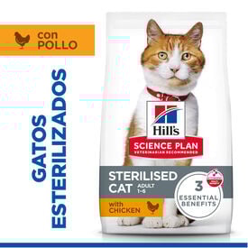 Hill's Science Plan Sterilised pienso pollo para gatos adultos esterilizados