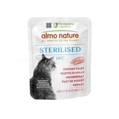 Almo Nature HFC Sterilised Filete de Pollo sobre para gatos