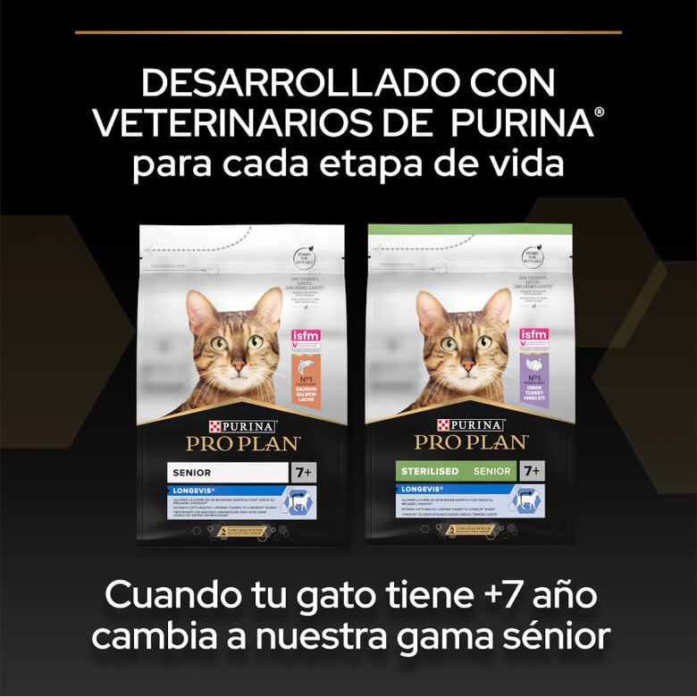 12 kg (10 + 2 kg ¡gratis!) Pro Plan Adult Sterilized Pavo Pienso para gatos,  Imagen numero 6 12 kg (10 + 2 kg ¡gratis!) Pro Plan Adult Sterilized Pavo Pienso para gatos, , large Imagen numero 6