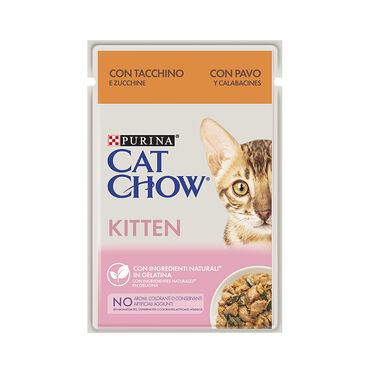 Comida húmeda para gatito Cat Chow con pavo 85 gr