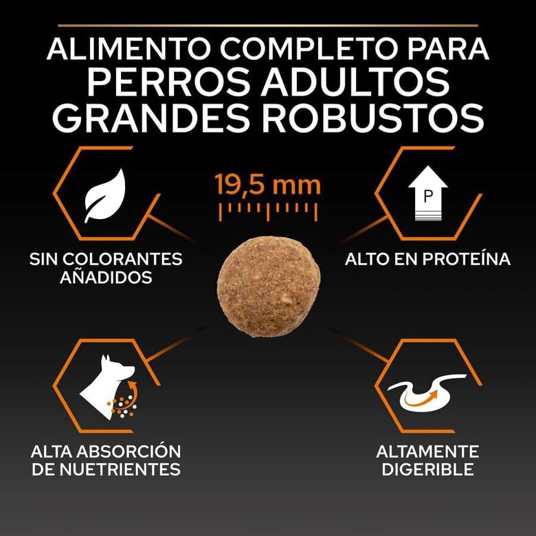 Pro Plan Large Robust Adult pienso para perros thumbnail