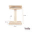 Leeby Tigrou rascador con cama y juguete beige para gatos, , large indicador imagen numero 5