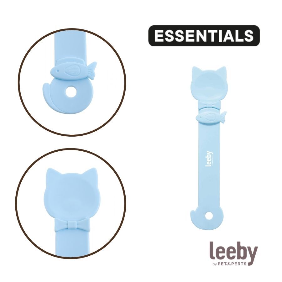 Leeby Cuchara Dispensador Pasta Premio Azul para gatos, , large Imagen numero 3