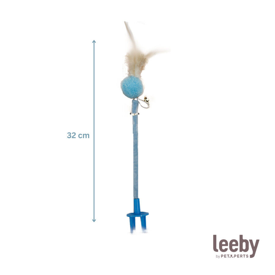 Leeby Babette juguete con pluma para rascador de gatos thumbnail
