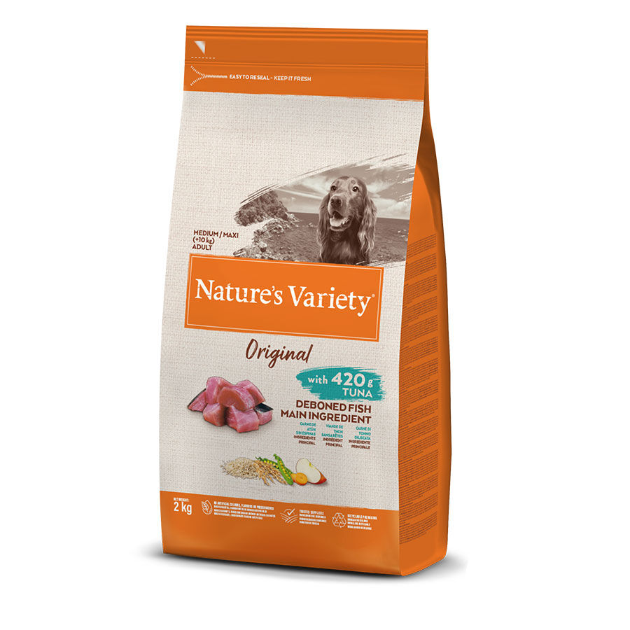 2 kg Nature's Variety Original Adult Medium At&uacute;n pienso para perros, , large Imagen numero 1