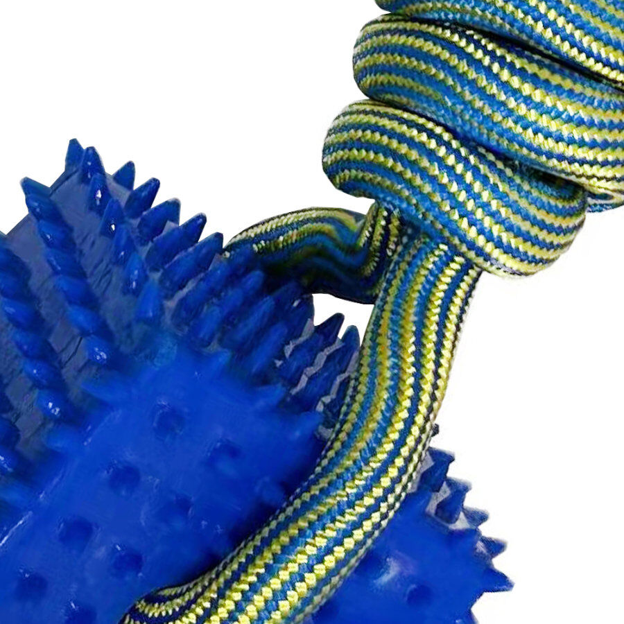 Tootoy! Pull Cube Rope juguete de cuerda con cubo de goma para perros, , large Imagen numero 3