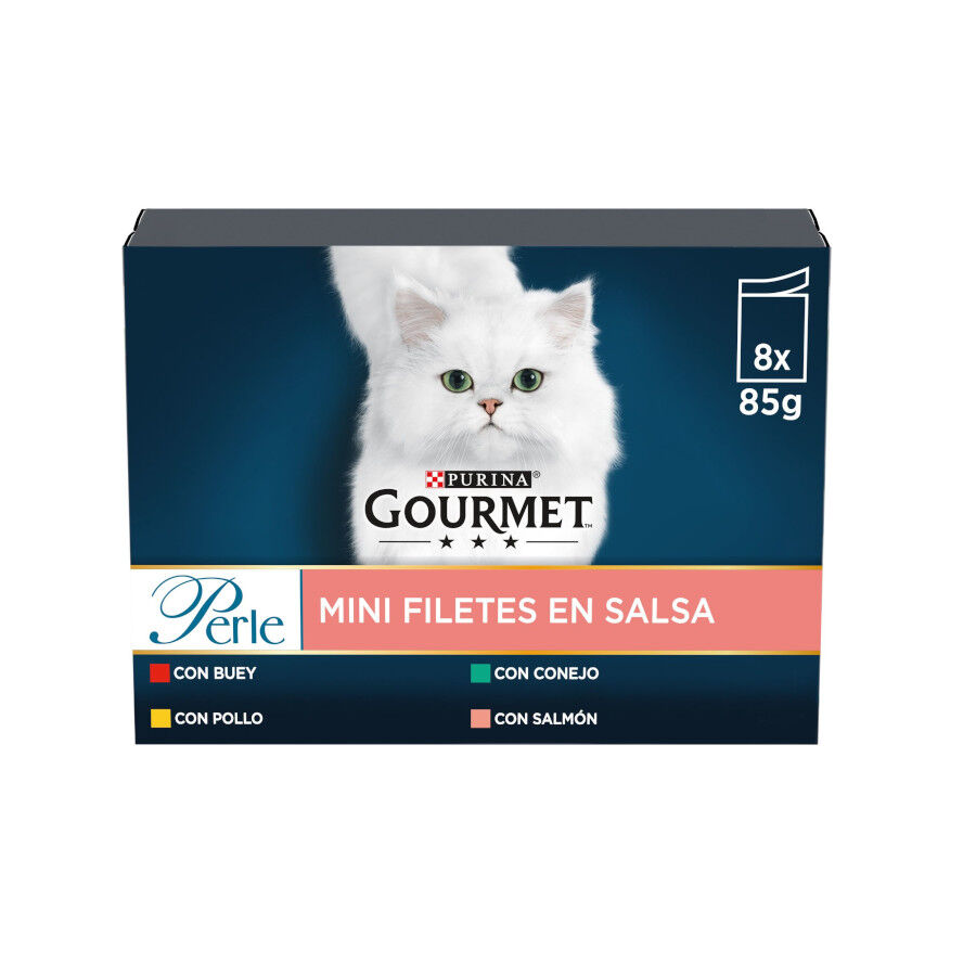 Gourmet Perle Filetes de Carne en salsa sobre para gatos thumbnail