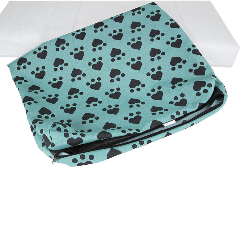 Dogzzz Corazones y Huellas Funda de Colchón para perros, , large image number null