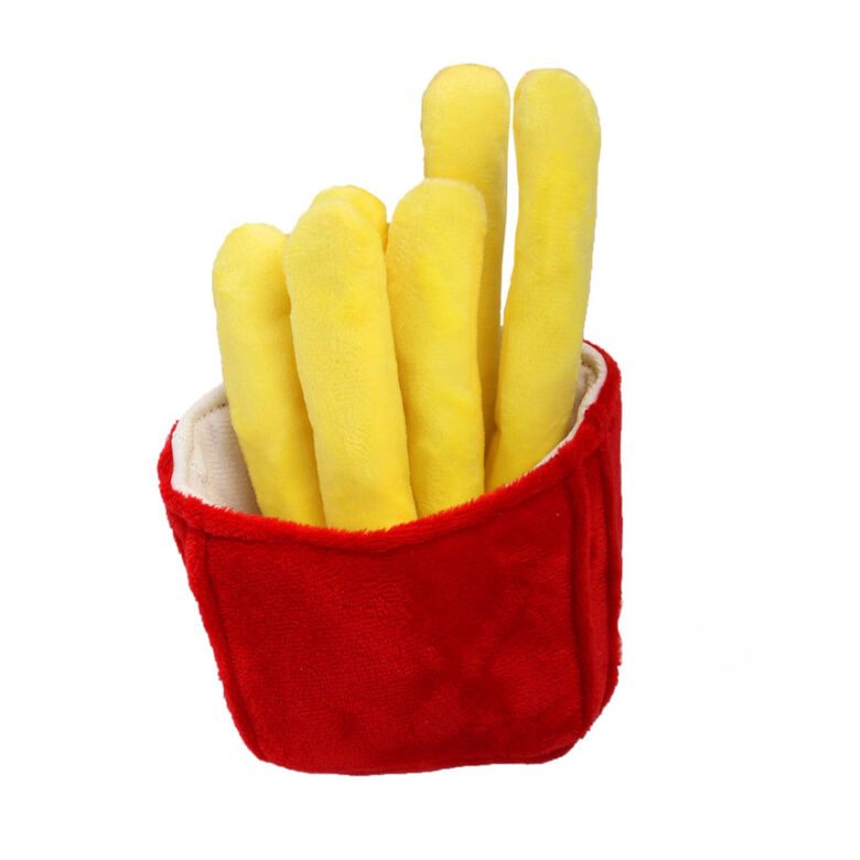 Tootoy! Fries Cuddler Yellow Peluche para perros thumbnail