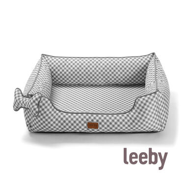 Leeby cama viscoelástica vichy para perros