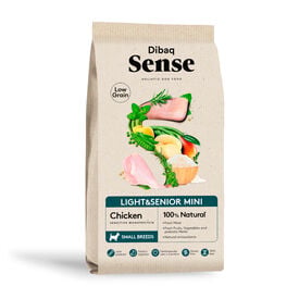 Dibaq Sense Low Grain Light & Senior Mini Pollo Pienso para perros