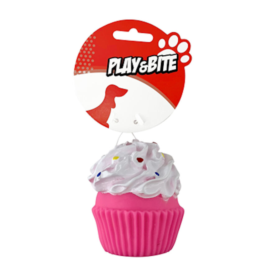 Play&Bite Cupcake de juguete para perros, , large Imagen numero 1