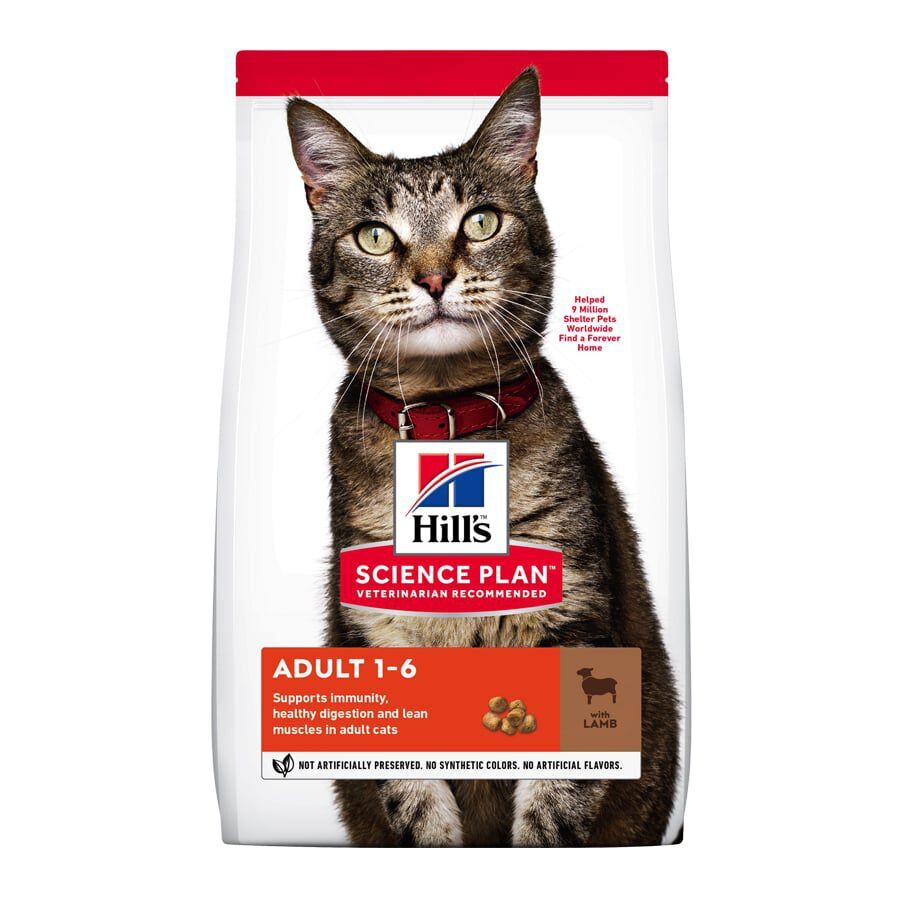 Hill&#039;s Science Plan Adult Cordero pienso para gatos thumbnail
