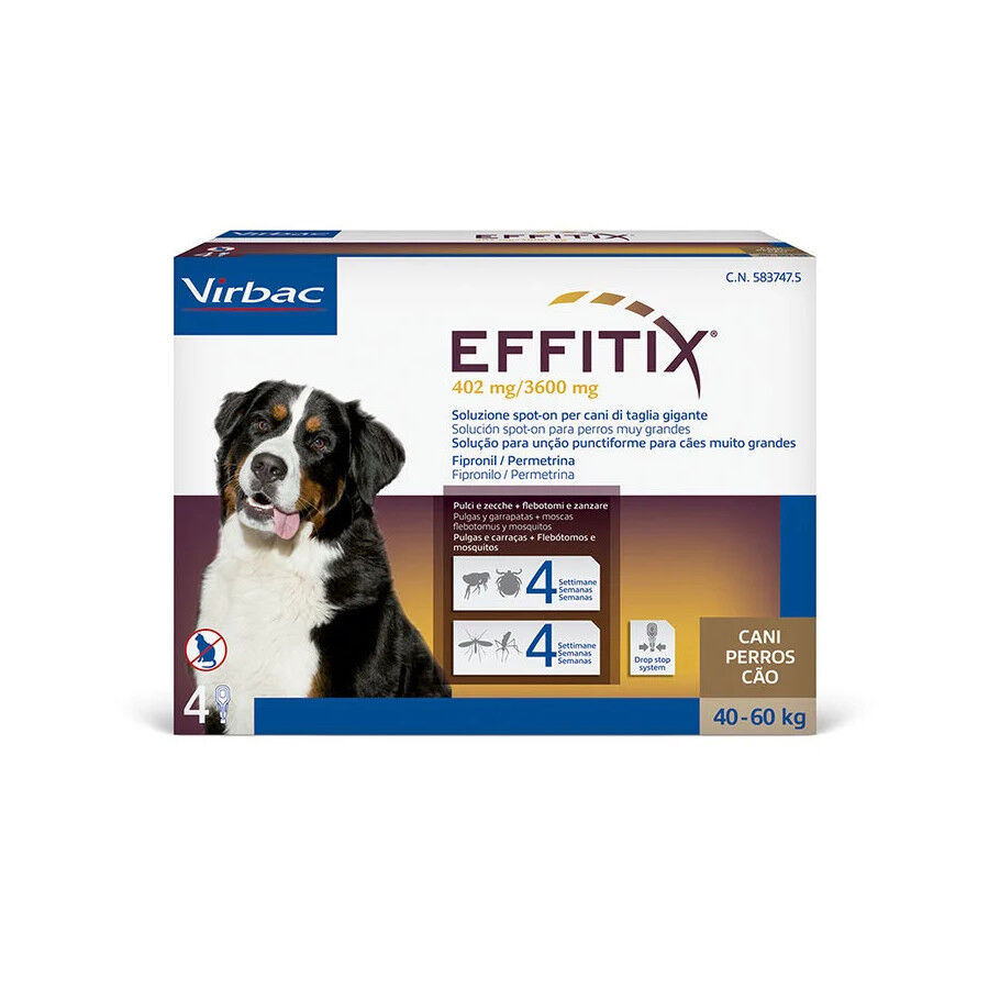 Effitix Antiparasitario en Pipetas para perros