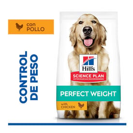 Hill's Science Plan Perfect Weight Adult Large Pollo pienso para perros