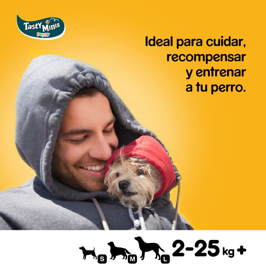 125 g Pedigree Tasty Minis Premios Sabor Pollo para Perros Cachorros, , large Imagen numero 7