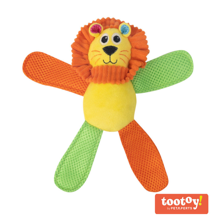 Tootoy! Chew Fetch It Lion Multicolor peluche para perros, , large Imagen numero 1