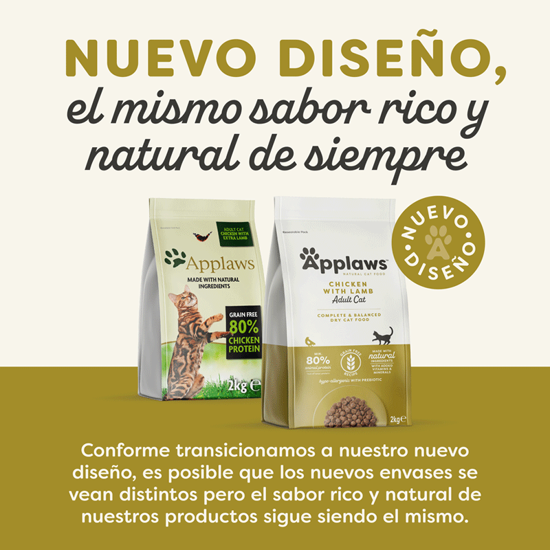 7.5 kg Applaws Adult Pollo y Cordero pienso para gatos, , large Imagen numero 2