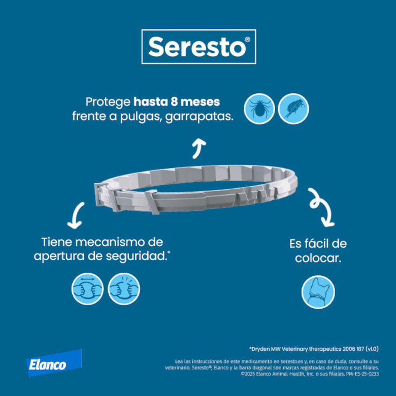 Seresto Collar Antiparasitario para gatos thumbnail