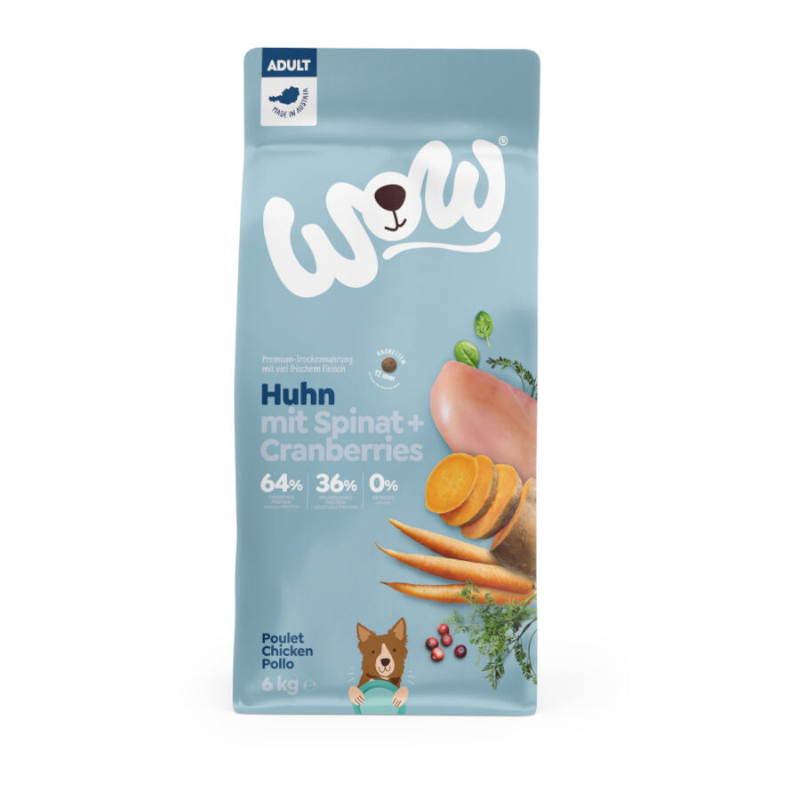 Wow Adulto Pollo pienso para perros