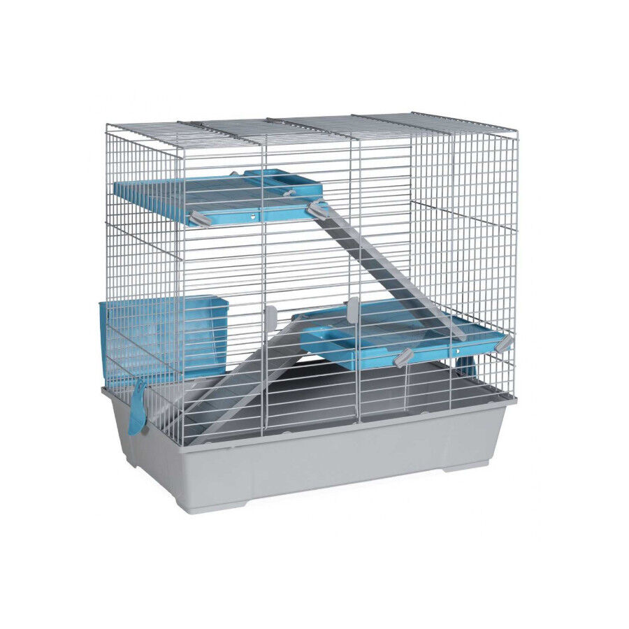 Voltreg&aacute; Jaula 974 con tres pisos para conejos y cobayas, , large Imagen numero 2