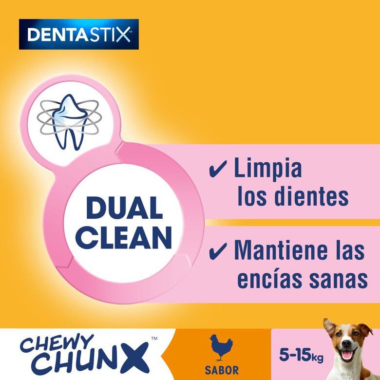 68 g Pedigree Dentastix Chewy Chunx Snacks Dentales Pollo para Perros Pequeños,  Imagen numero 7 68 g Pedigree Dentastix Chewy Chunx Snacks Dentales Pollo para Perros Pequeños, , large Imagen numero 7