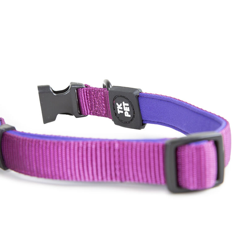 TK-Pet Neo Classic Collar de Nylon Morado para perros thumbnail