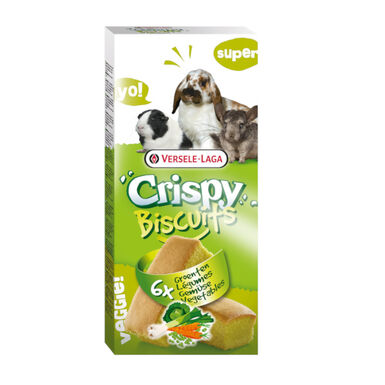 Versele Laga Crispy Bizcochos con Verduras para pequeños mamíferos