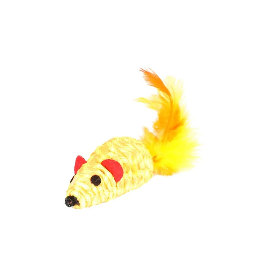 Flamingo Shuka Ratón con Plumas para gatos thumbnail