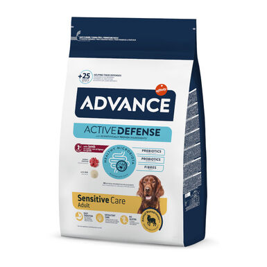 Advance Active Defense Sensitive Cordero y Arroz pienso para perros