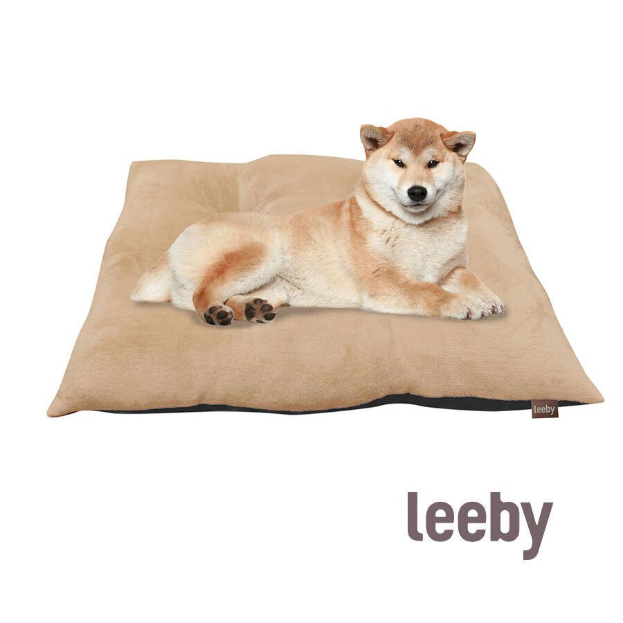 Leeby Coj&iacute;n Acolchado Beige para perros, , large Imagen numero 2