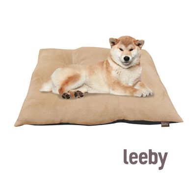 Leeby Cojín Acolchado Beige para perros