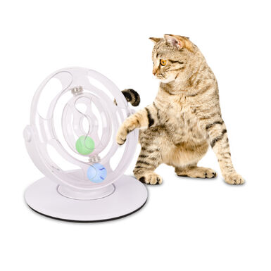 Flamingo Dita juguete interactivo electrónico y giratorio para gatos