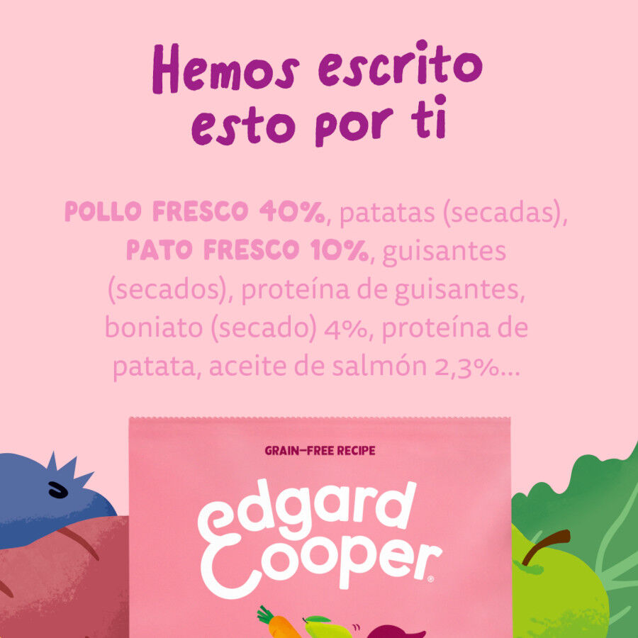 12 kg Edgard & Cooper Puppy Pato y Pollo pienso para perros, , large Imagen numero 8