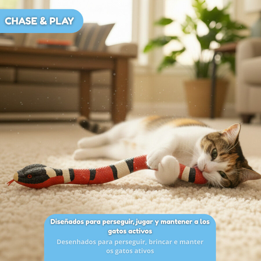 Tootoy! Serpiente Interactiva con Movimiento para gatos, , large Imagen numero 7